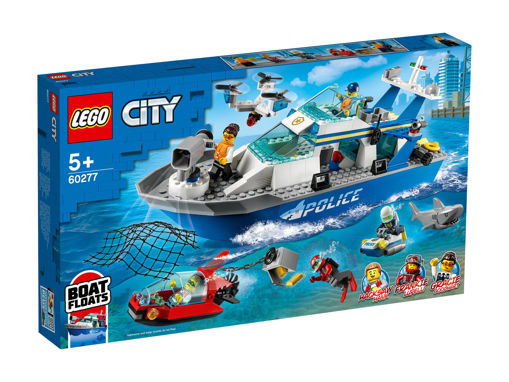 לגו סיטי , סירת סיור משטרתית , 60277, Lego City, Police Patrol Boat