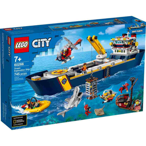 לגו , ספינת מחקר , 60266, Ocean Exploration Ship, LEGO