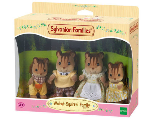 Sylvanian families , Walnut Squirrel Family,  משפחת סנאים,  משפחת סילבניאן, 4172