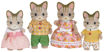 Sylvanian families , Striped Cat Family,  משפחת חתולים מפוספסים , משפחת סילבניאן, 5180