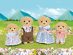 Sylvanian families , Yellow Labrador Family, משפ' סילבניאן , משפחת לברדור משפחת סילבניאן , 5182