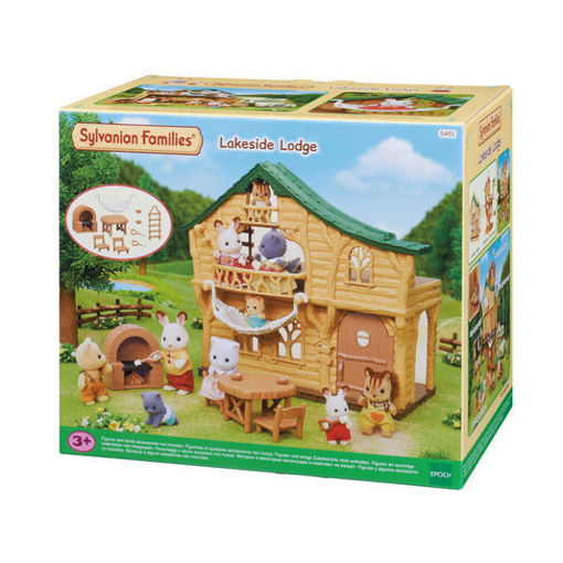 משפ' סילבניאן , בקתה עם ערסל , Lakeside Lodge , 5451 , sylvanian families