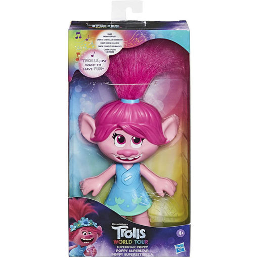 Trolls World Tour Poppy Superstar singing doll