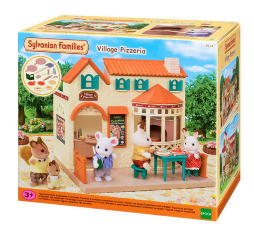 משפ' סילבניאן , פיצריה , Sylvanian Families , Village Pizzeria , 5324