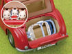 מכונית אדומה ועגלה , 5448 , משפחת סילבניאן , Sylvanian Families , Family Cruising Car Vehicle