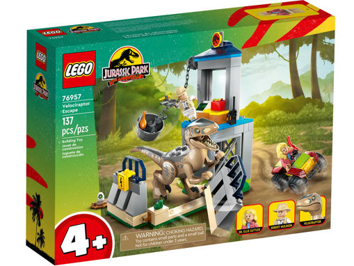 Lego , Jurassic Park , Velociraptor Escape , לגו בריחת הולוצירפטור , 76957