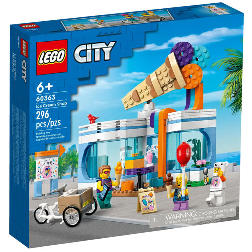 Lego,  City Ice-Cream Shop, lego city , לגו חנות גלידה , 60363