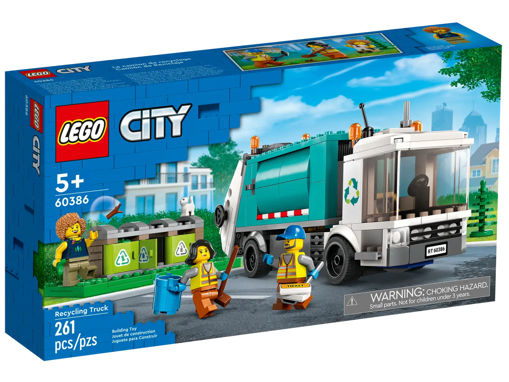 לגו משאית מחזור, Recycling Truck , lego city, 60386