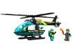 לגו מסוק חילוץ חירום , Emergency Rescue Helicopter , lego city , 60405