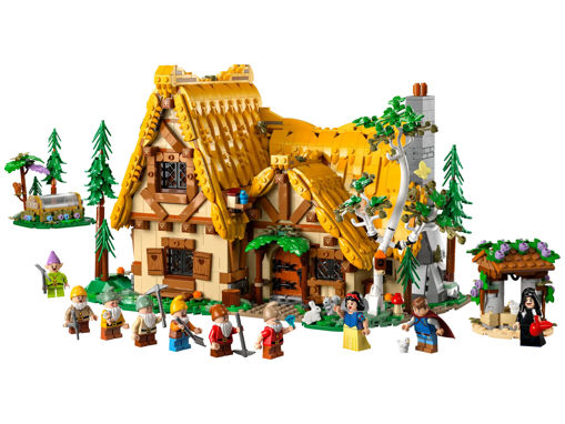 lego, disney, בקתת שלגיה ושבעת הגמדים , לגו , 43242