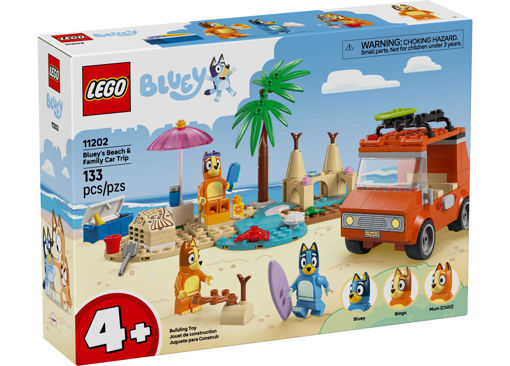 lego, 11202, החוף של בלואי וטיול רכב משפחתי, לגו, bluey